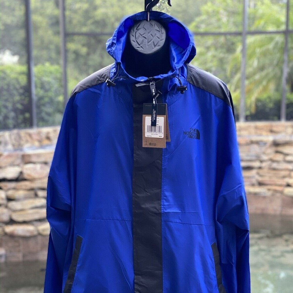 The North Face Yung Blade Windbreaker‎ Jacket Men's XL - Blue/Black, New